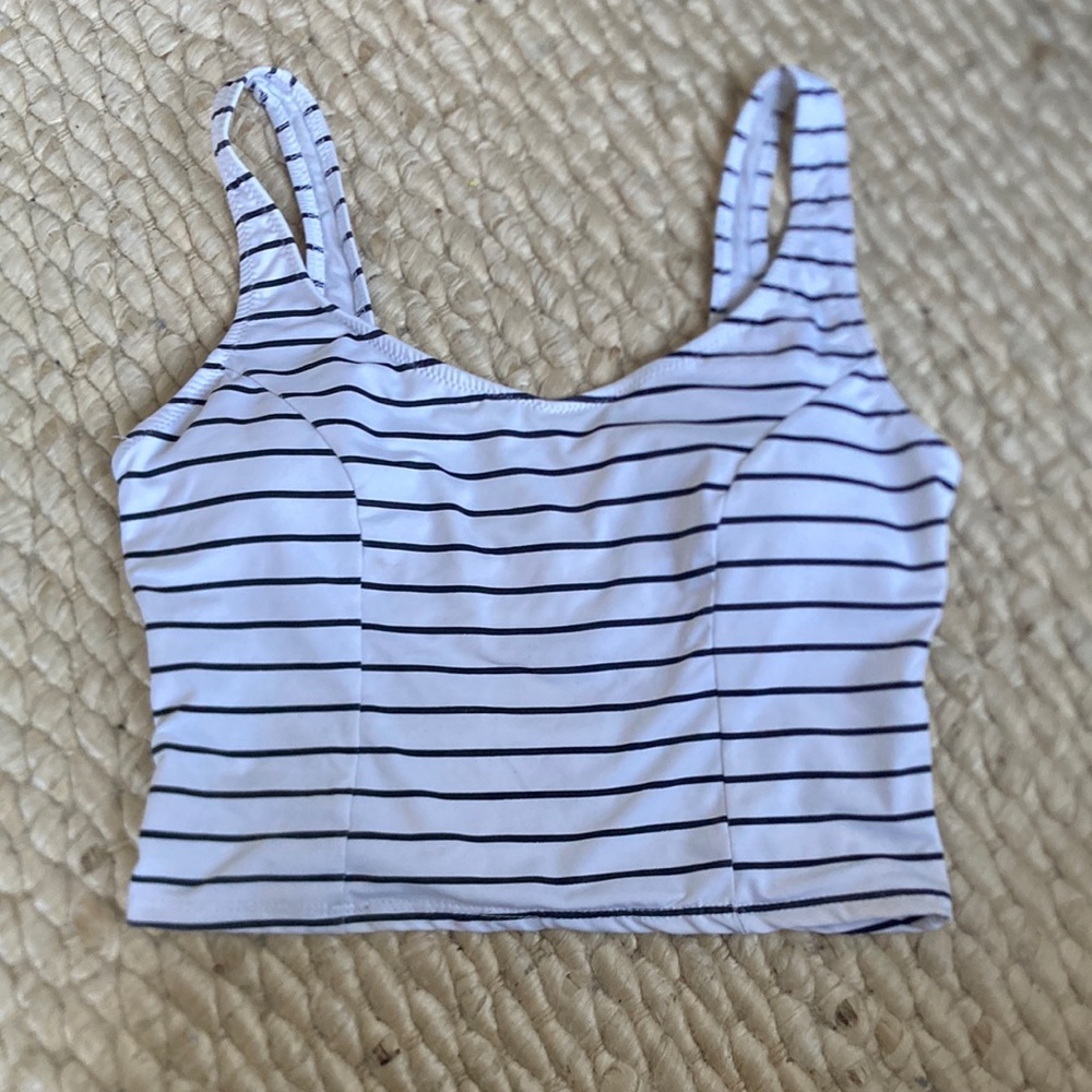 Striped Bikini Top